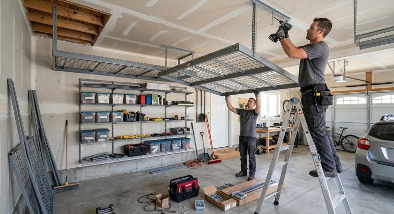 Ceiling Rack Installation in Leesburg, VA
