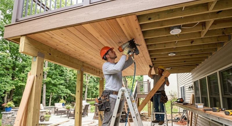 Deck Ceiling Installation in Kansas City, KS