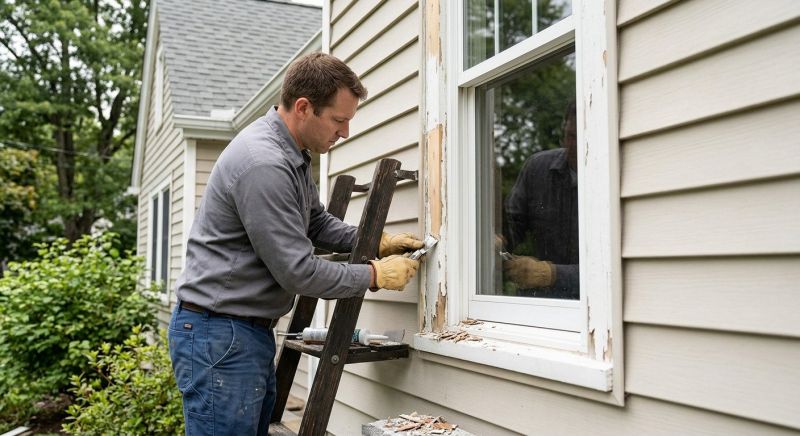 Exterior Window Molding Repair in Overland Park, KS