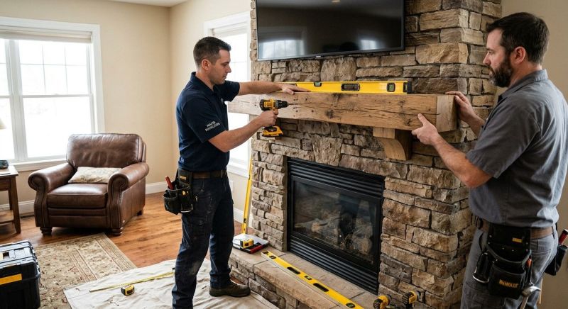 Fireplace Mantel Installation in Kansas City, KS