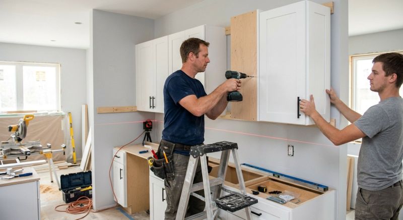 Glazed Cabinets Installation in Indianapolis, IN