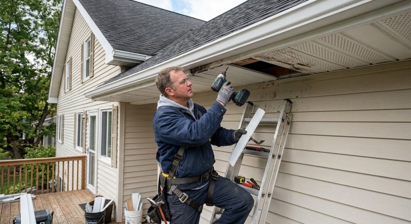 Metal Soffit Repair in Conroe, TX