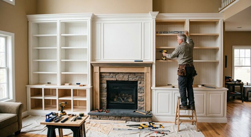 Bookcase Installation in Charlotte, NC