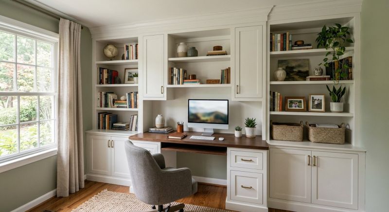 Built In Desk Installation in Charlotte, NC