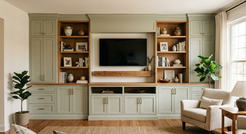 Built In Tv Cabinetry in Charlotte, NC