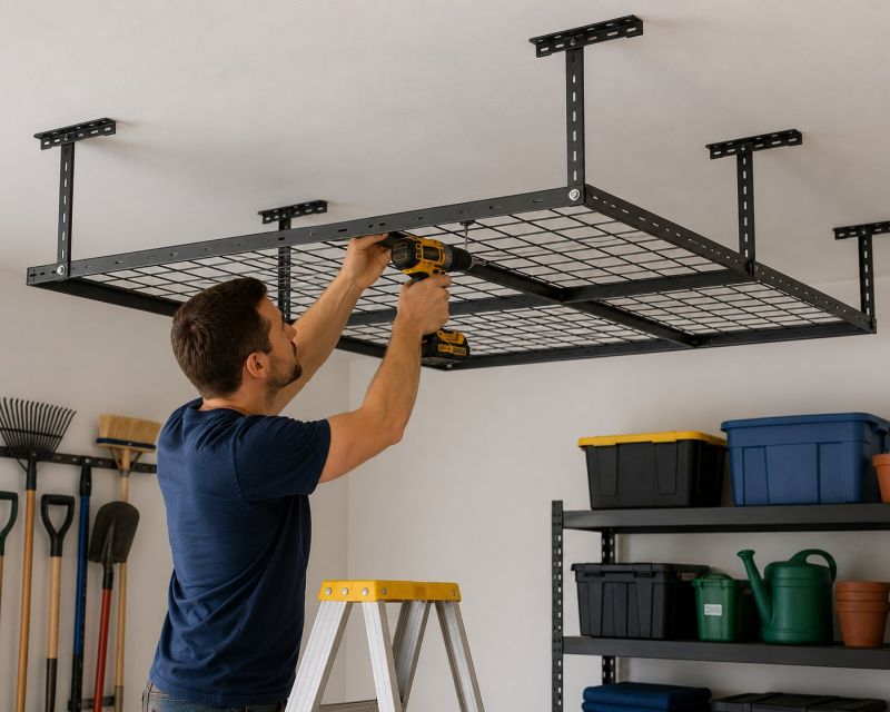 Ceiling Rack Installation in Leesburg, VA