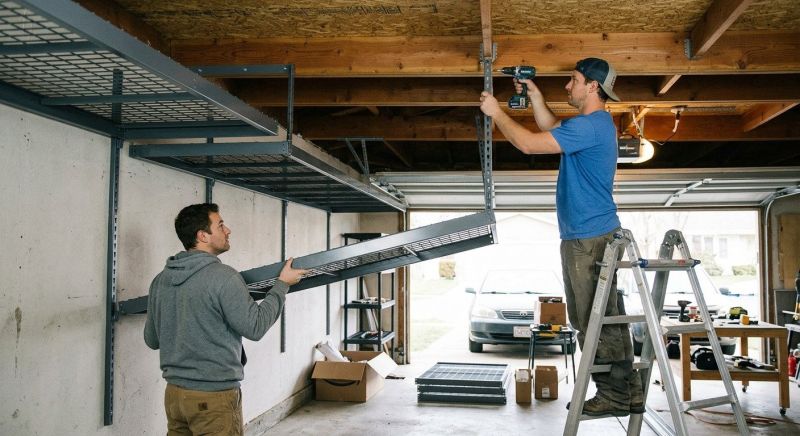 Ceiling Rack Installation in Loudoun County, VA