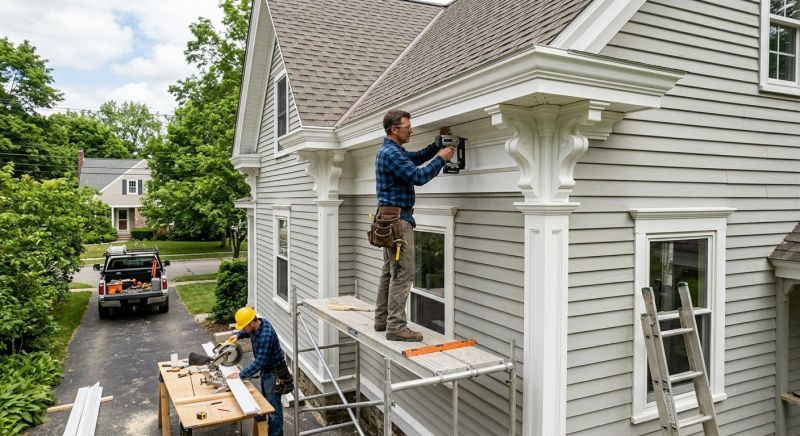 Exterior Millwork Installation in Conroe, TX