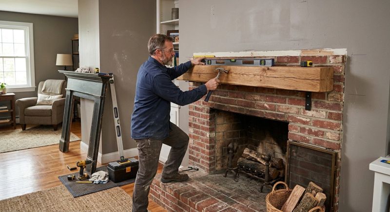 Fireplace Mantel Replacement in Wilmington, NC