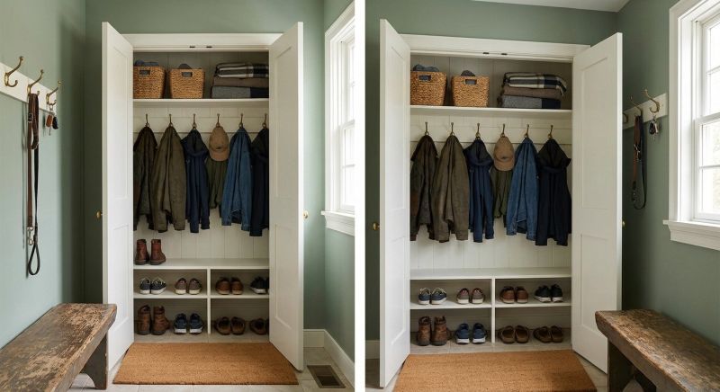 Mudroom Closet Installation in Raleigh, NC