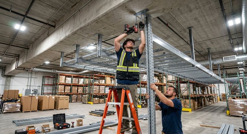 Overhead Shelving Installation in Raleigh, NC