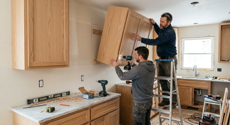 Pine Cabinets Installation in Dayton, OH