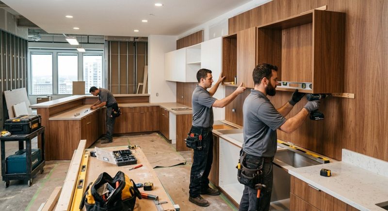 Pine Cabinets Installation in Dayton, OH
