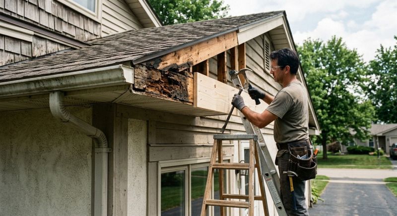 Rotted Fascia Repair in Olathe, KS