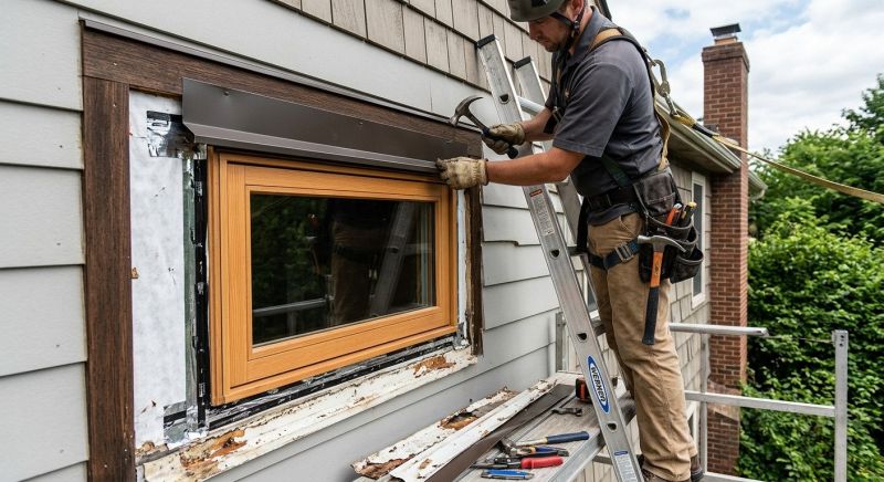 Window Flashing Replacement in Olathe, KS