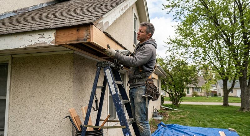 Wooden Eaves Repair in Overland Park, KS